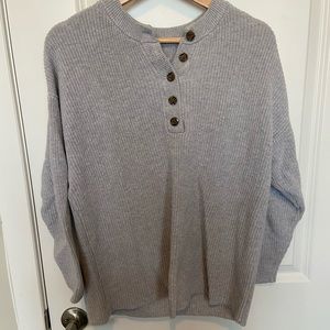 Aerie Waffle Henley Sweater